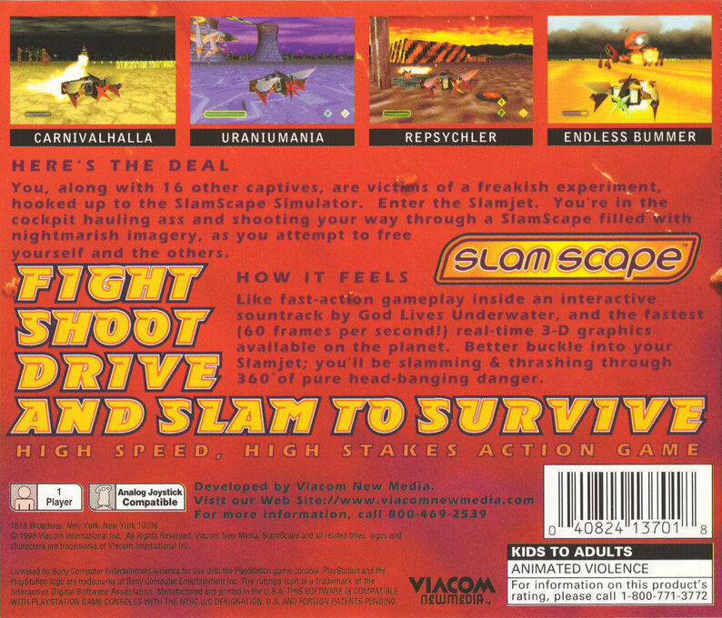 Slamscape — Box back