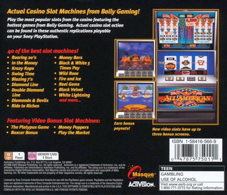 Slots — Box back