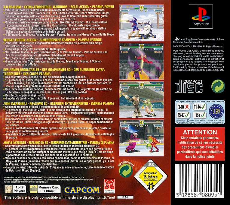 Star Gladiator : Episode I, Final Crusade — Box back