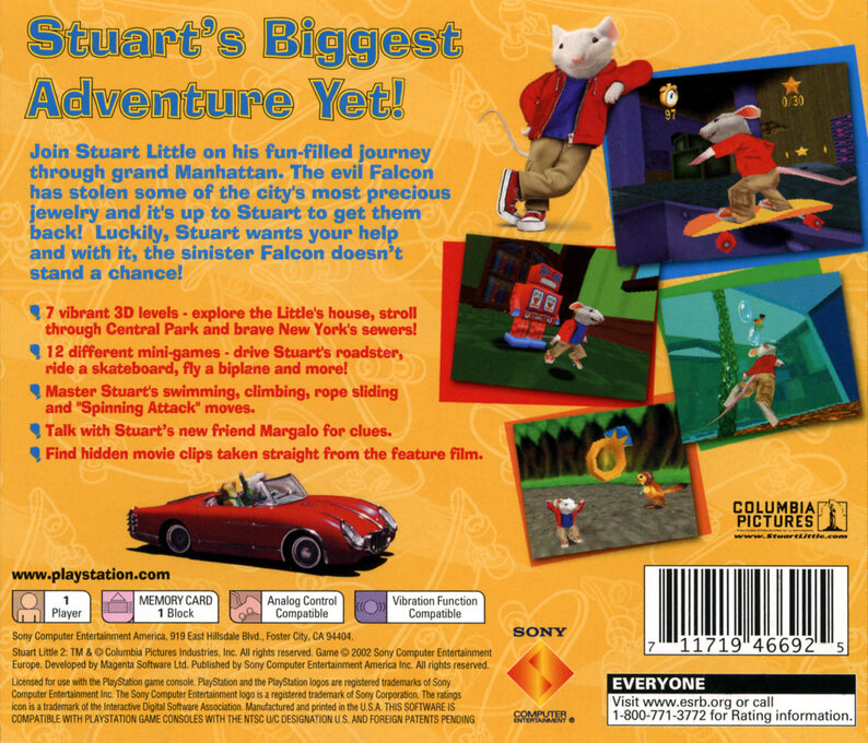 Stuart Little 2 — Box back