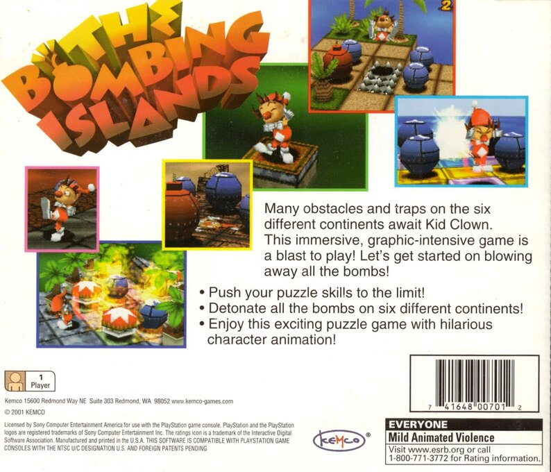 The Bombing Islands — Box back