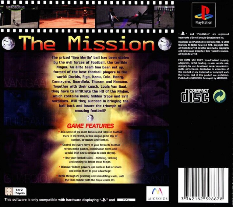 The Mission — Box back