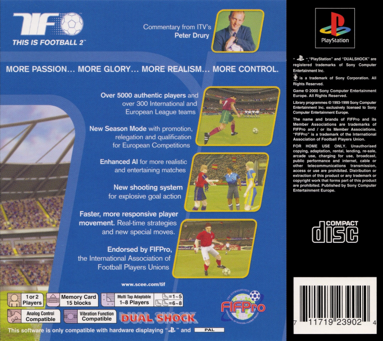 This Is Football 2 — Box back
