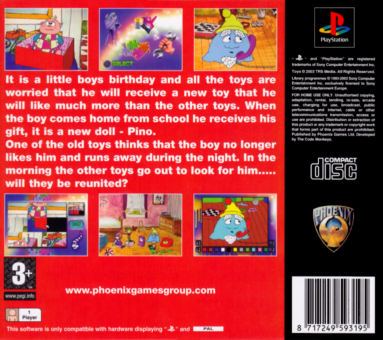 Toys — Box back
