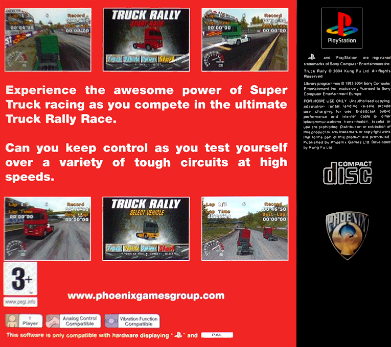 Truck Rally — Box back