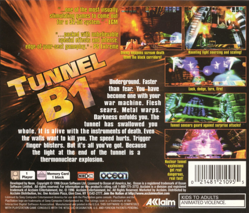 Tunnel B1 — Box back