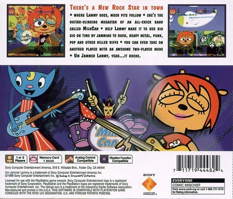Um Jammer Lammy — Box back