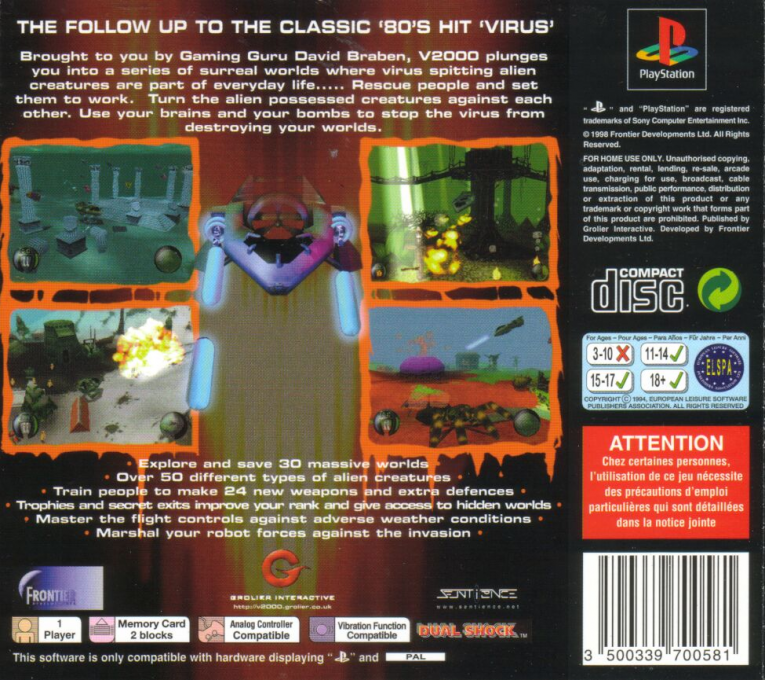 V2000 — Box back