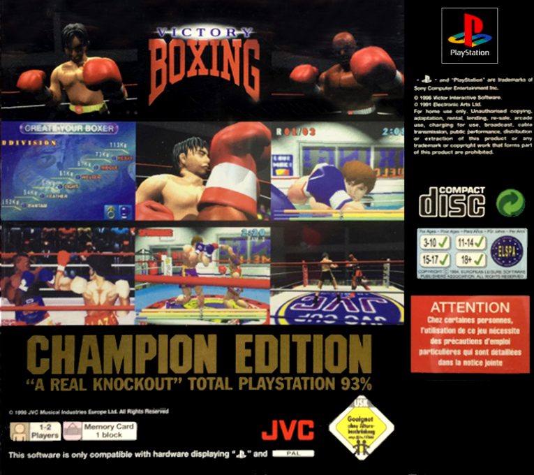 Victory Boxing Champion Edition — Box back