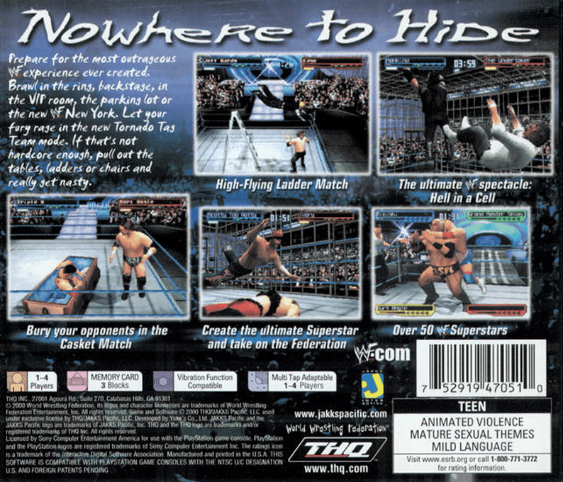 WWF SmackDown! 2 : Know Your Role — Box back