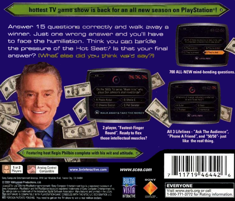 Who Wants to Be a Millionaire ? : 3rd Edition — Box back