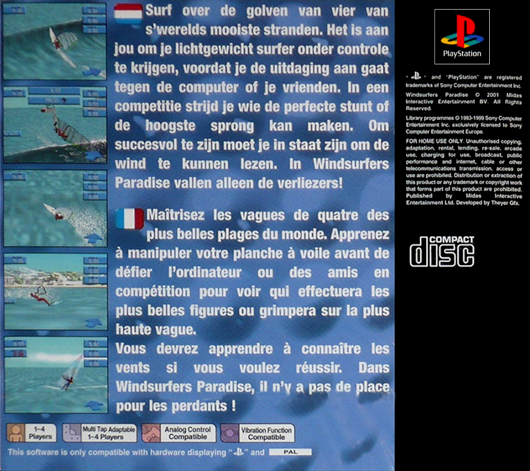 Windsurfers Paradise — Box back