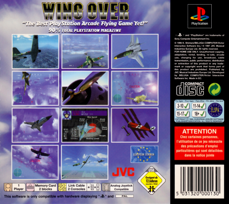 Wing Over — Box back