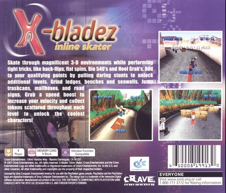 X-Bladez : Inline Skater — Box back