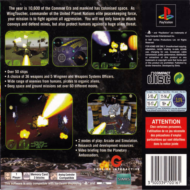 Xenocracy : The Ultimate Solar War — Box back