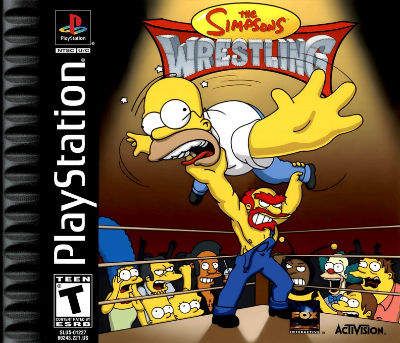 The Simpsons Wrestling