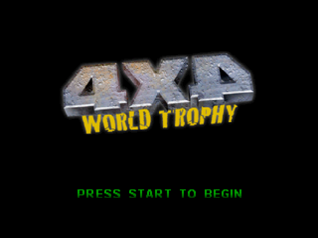 4x4 World Trophy — Title screen