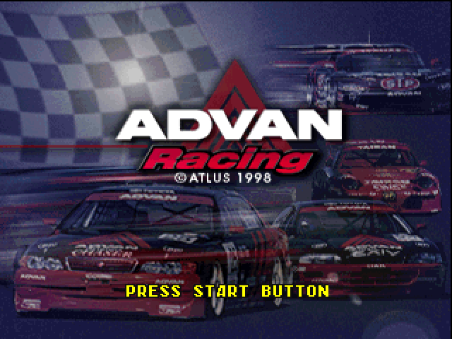 ADVAN Racing — Title screen