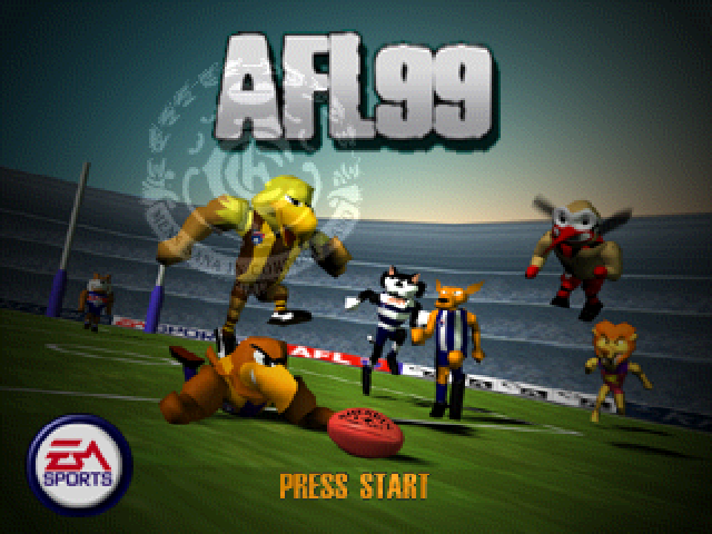 AFL 99 — Title screen