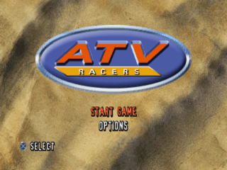 ATV Racers — Title screen