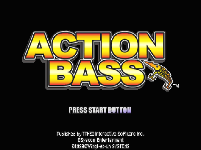 Action Bass — Title screen