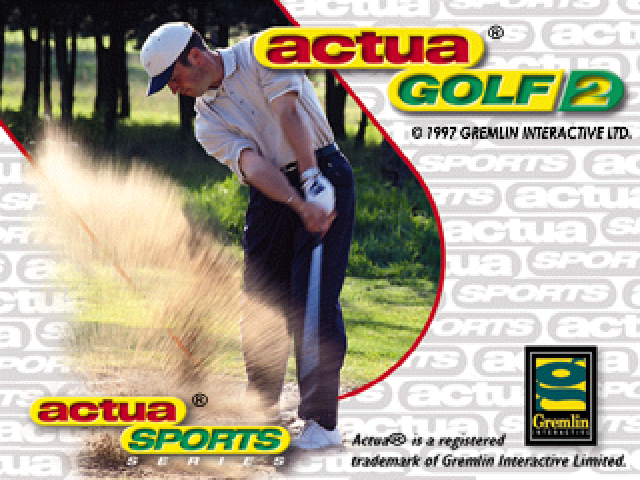 Actua Golf 2 — Title screen