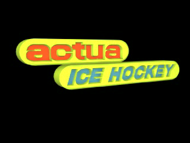 Actua Ice Hockey — Title screen