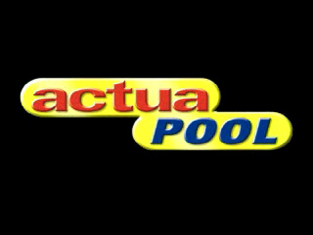 Actua Pool — Title screen
