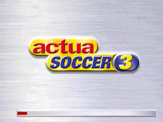 Actua Soccer 3 — Title screen