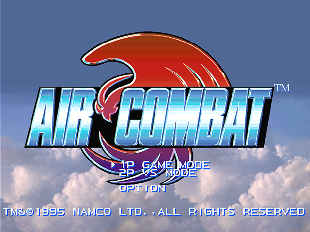 Air Combat — Title screen