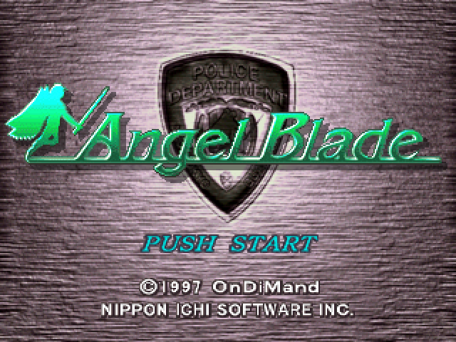 Angel Blade : Neo Tokyo Guardians — Title screen