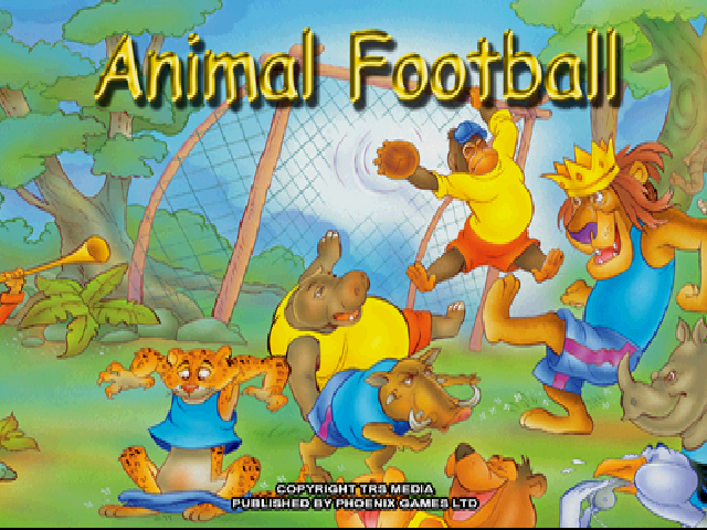 Animal Football — Title screen