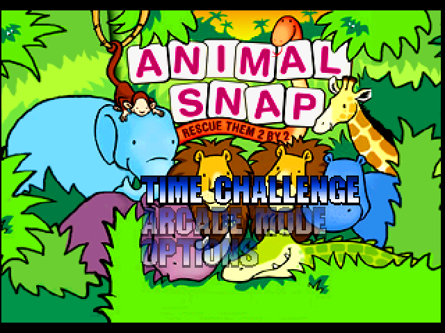Animal Snap : Rescue Them 2 by 2 — Title screen