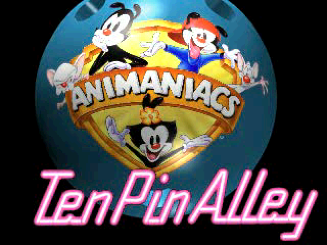 Animaniacs : Ten Pin Alley — Title screen