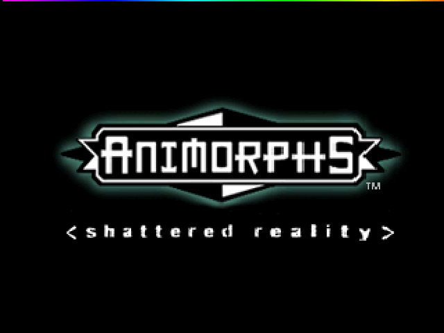 Animorphs : Shattered Reality — Title screen