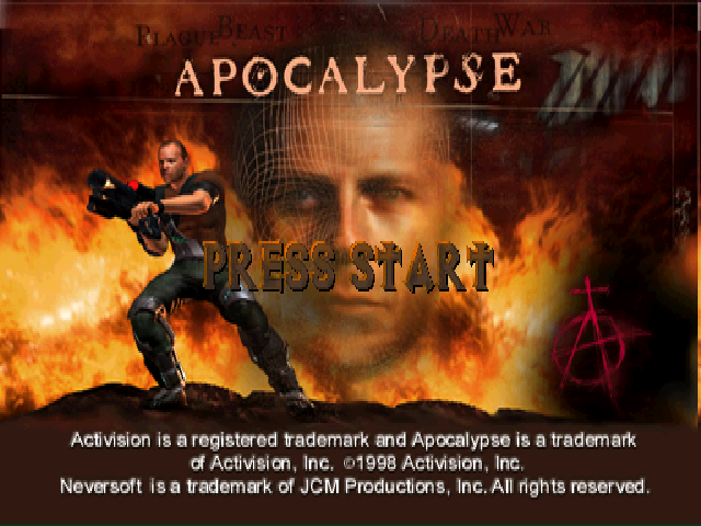 Apocalypse — Title screen
