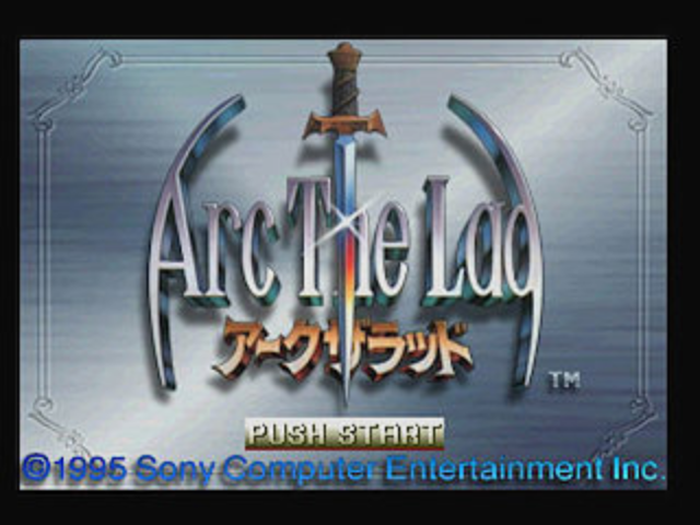 Arc the Lad — Title screen