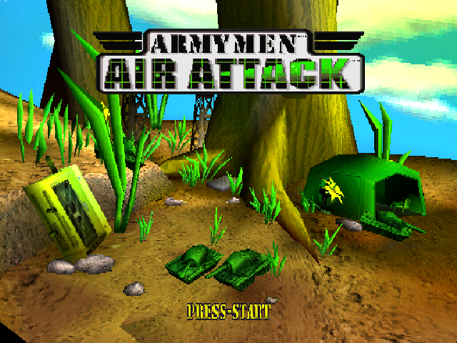 Army Men : Air Attack — Title screen