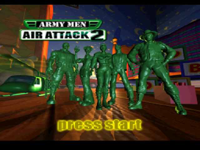 Army Men : Air Attack 2 — Title screen