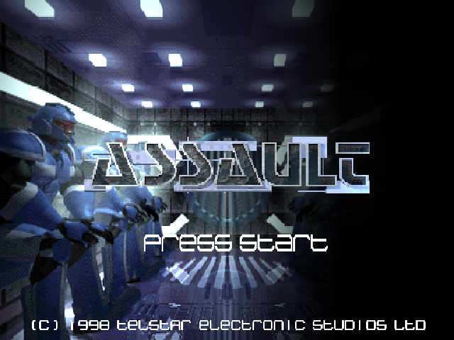 Assault — Title screen