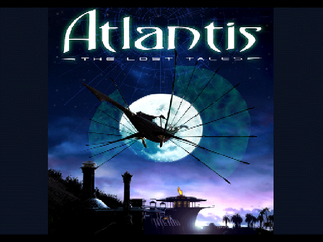 Atlantis : The Lost Tales — Title screen