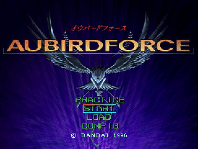 Aubirdforce — Title screen