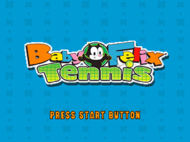 Baby Felix Tennis — Title screen