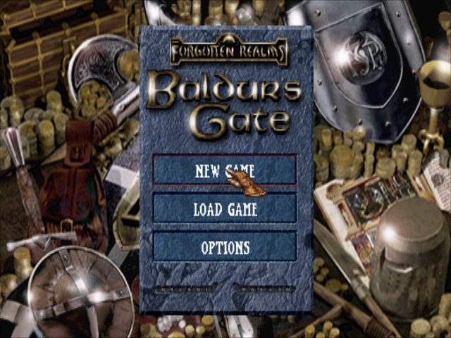 Baldur's Gate — Title screen