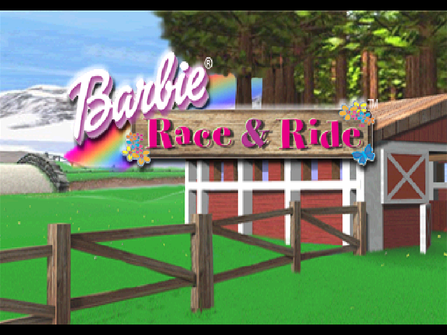 Barbie : Aventure Equestre — Title screen