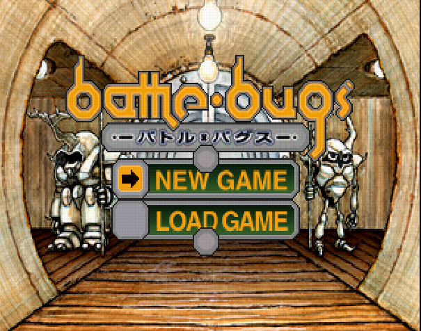 Battle Bugs — Title screen