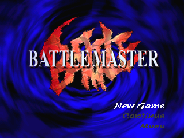 Battle Master — Title screen