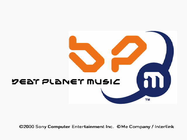 Beat Planet Music — Title screen