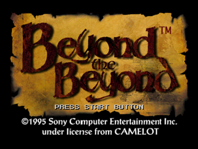 Beyond the Beyond — Title screen