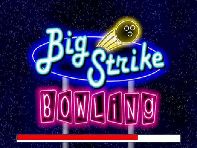 Big Strike Bowling — Title screen